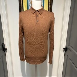 Patrick James Fine Marino Sweater Long Sleeve Polo